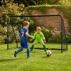 Futbola vārti ar tīklu 240 x 160 x 80 cm MOVEPRO