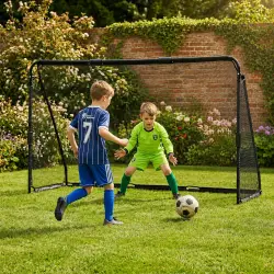 Futbola vārti ar tīklu 240 x 160 x 80 cm MOVEPRO