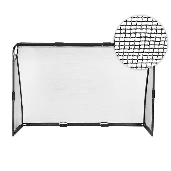 Futbola vārti ar tīklu 240 x 160 x 80 cm MOVEPRO