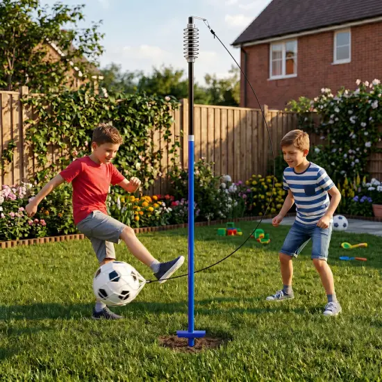 Tetherball futbola treniņu komplekts ar virvi MOVEPRO