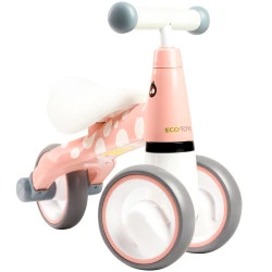 Sarkanbrūns līdzsvara velosipēds „Flaming“