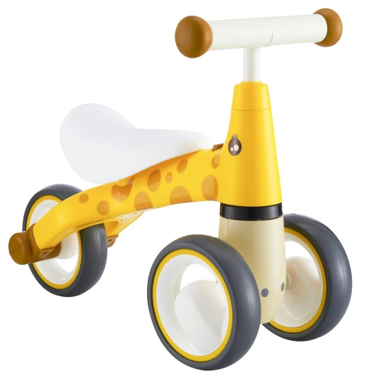 Dzeltenais līdzsvara velosipēds „Žirafa“ Velosipēdi ECOTOYS