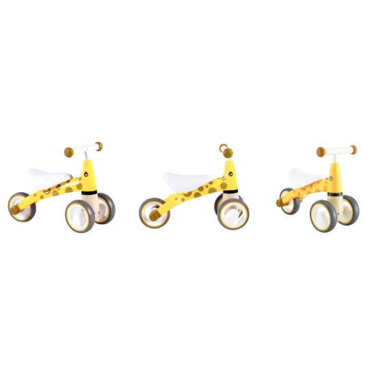 Dzeltenais līdzsvara velosipēds „Žirafa“ Velosipēdi ECOTOYS