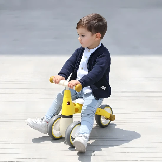 Dzeltenais līdzsvara velosipēds „Žirafa“ Velosipēdi ECOTOYS