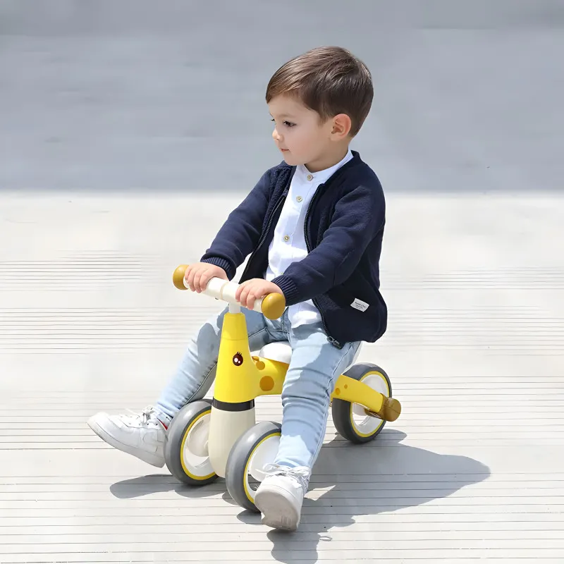 Dzeltenais līdzsvara velosipēds „Žirafa“ Velosipēdi ECOTOYS
