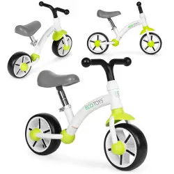 Bērnu zaļais līdzsvara velosipēds 