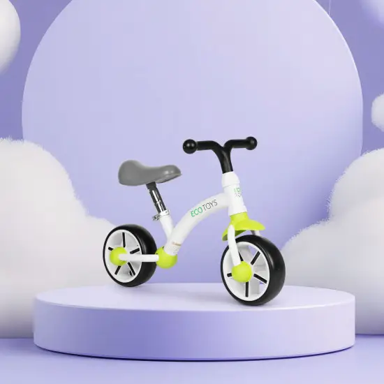 Bērnu zaļais līdzsvara velosipēds Velosipēdi ECOTOYS