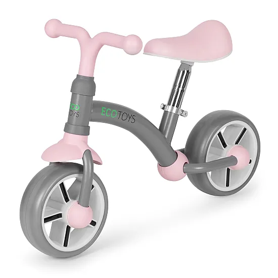 Bērnu pelēkais līdzsvara velosipēds Velosipēdi ECOTOYS