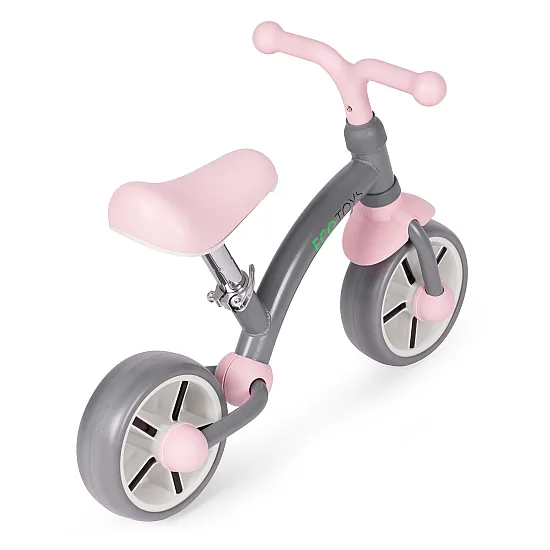Bērnu pelēkais līdzsvara velosipēds Velosipēdi ECOTOYS