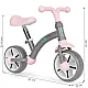 Bērnu pelēkais līdzsvara velosipēds Velosipēdi ECOTOYS