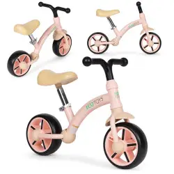 Bērnu rozā līdzsvara velosipēds