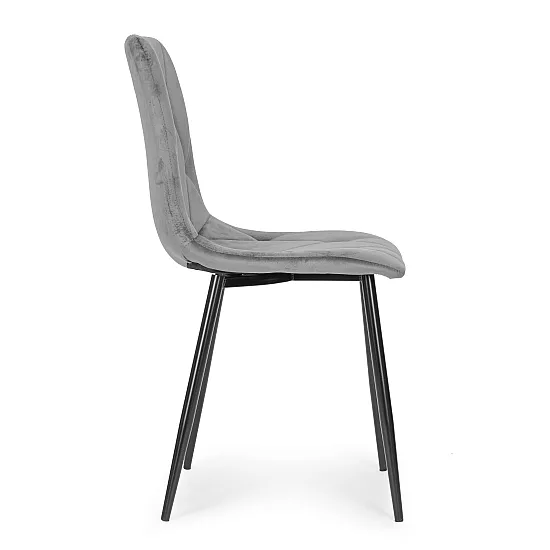 4 krēslu komplekts pelēkā krāsā ēdamistabai un viesistabai Krēsli un krēsli ModernHome