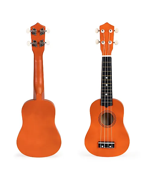 Koka ukulele bērniem, 4 neilona stīgas, ražotājs
