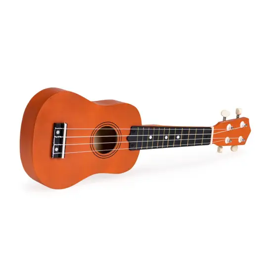 Koka ukulele bērniem, 4 neilona stīgas, ražotājs Mūzikas instrumentai ECOTOYS