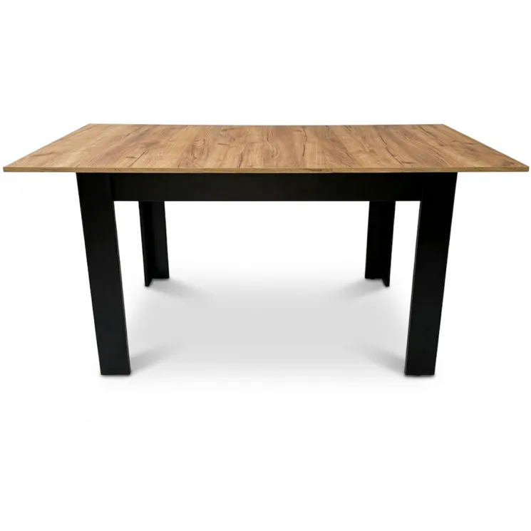 Taisnstūrveida izvelkamais galds120-160 × 80 cm, dabīgā ozolkoka krāsā