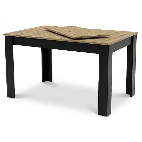 Väljatõmmatav ristkülikukujuline laud 120-160 × 80 cm