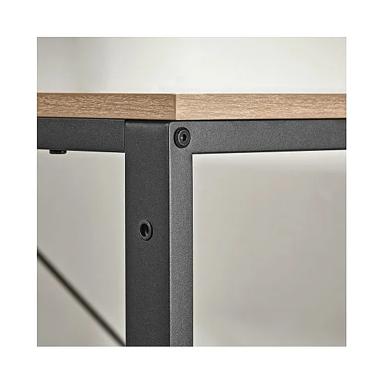 Modern computer desk with shelves