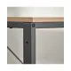 Modern computer desk with shelves