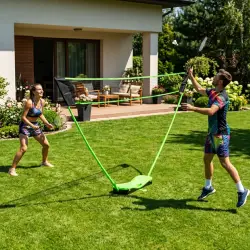 Badmintona komplekts ar saliekamo tīklu 300 x 156 cm MOVEPRO