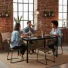 Melna virtuves/rakstāmgalda 120 x 60 cm