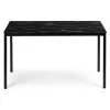 Melna marmora virtuve/galds 120 x 60 cm