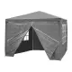 Pelēka dārza telts ar 4 sienām MultiGarden