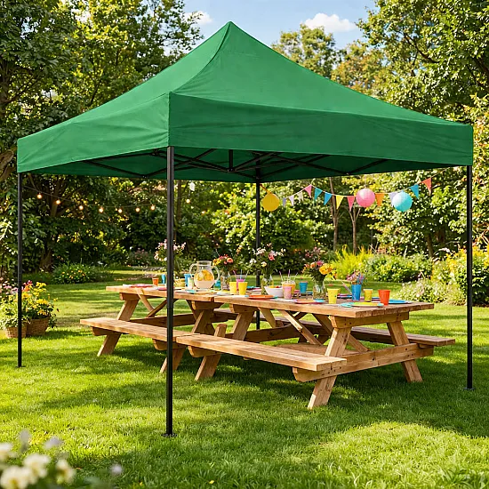 Automātiskā dārza lapene zaļā krāsā MultiGarden