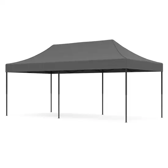 Automātiski montējama dārza lapene 3×6 m pelēka MultiGarden