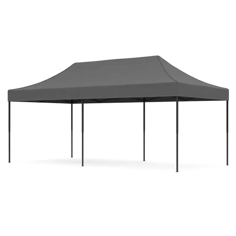 Automātiski montējama dārza lapene 3×6 m pelēka MultiGarden