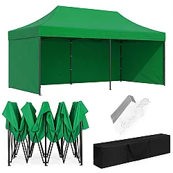 Automātiski montējama dārza lapene 3×6 m zaļa MultiGarden