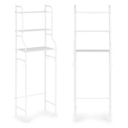 Augsta vannas istabas plauktiņa virs tualetes poda, 3 līmeņi