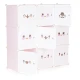 Children's storage cabinet with 9 shelves Bērnu mēbeles ModernHome