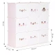 Children's storage cabinet with 9 shelves Bērnu mēbeles ModernHome