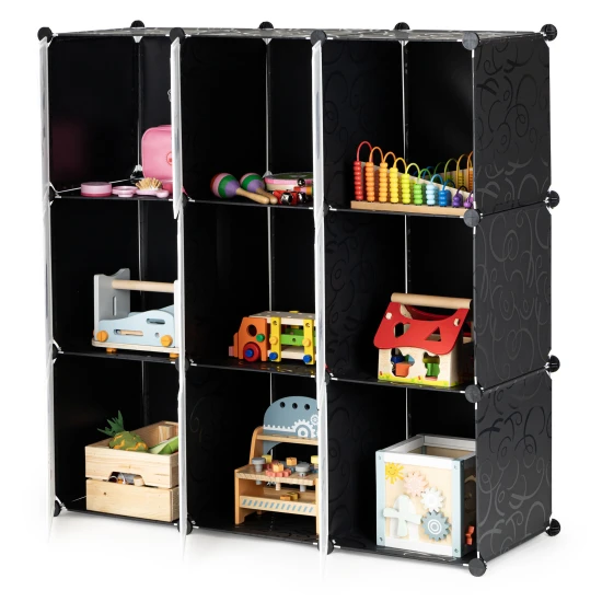 Children's storage cabinet with 9 shelves Bērnu mēbeles ModernHome