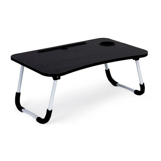 Melna klēpjdatora pamatne 60x40 cm Galdi un žurnālu galdiņi ModernHome