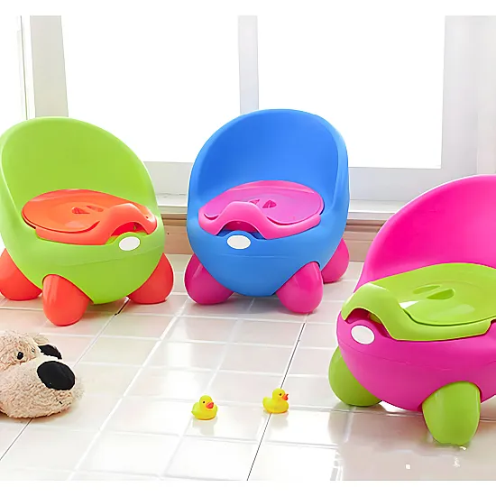ECOTOYS Zaļā tualete bērniem ar noņemamu oderējumu