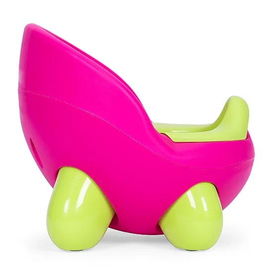 Bērnu tualete ar noņemamu oderi rozā un zaļā krāsā ECOTOYS