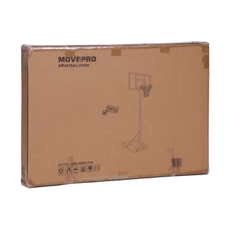 MOVEPRO regulējams basketbola stends 305 cm augstumā