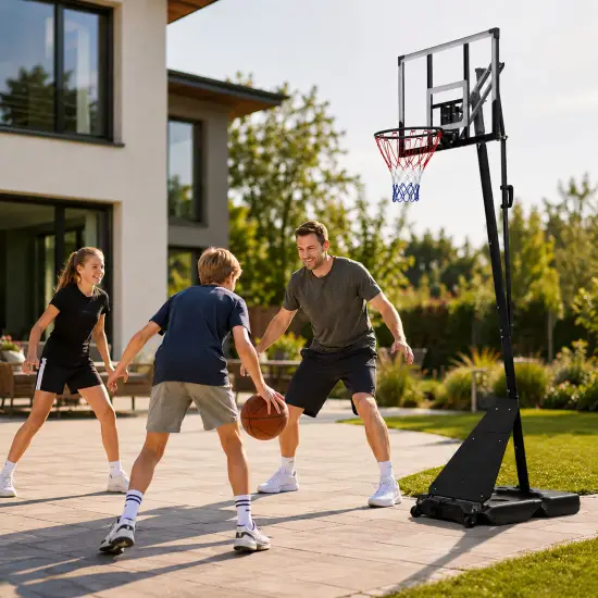 MOVEPRO regulējams basketbola stends 305 cm augstumā