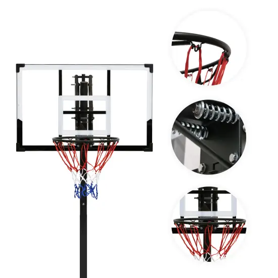 MOVEPRO regulējams basketbola stends 305 cm augstumā