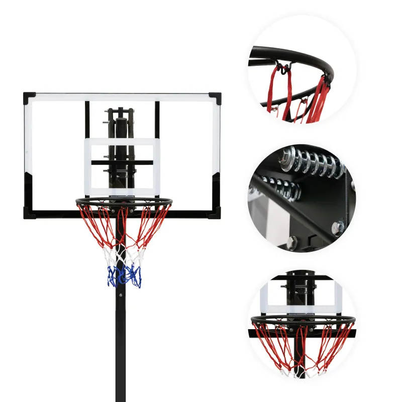 MOVEPRO regulējams basketbola stends 305 cm augstumā