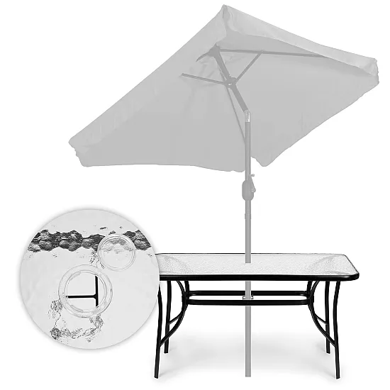 Stikla galds 120x70 cm