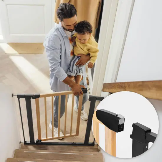 Drošības vārtiņi, 74–100 cm Aizsargbarjeras ECOTOYS