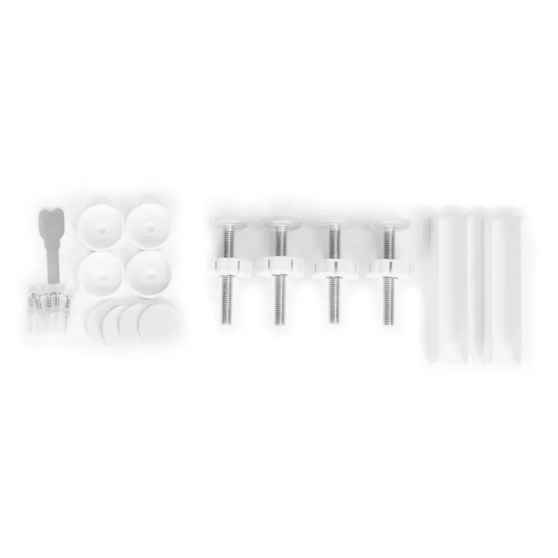 Baltas drošības vārtiņš 74–105 cm Aizsargbarjeras ECOTOYS