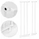 Baltas drošības vārtiņš 74–105 cm Aizsargbarjeras ECOTOYS