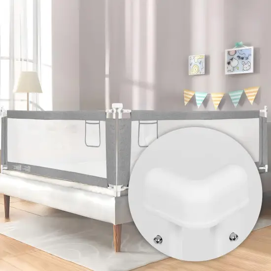 Gulta ar aizsargbarjeru, 150 cm Aizsargbarjeras ECOTOYS