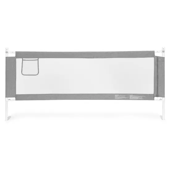 Pelēka gultas apmale, 200 cm Aizsargbarjeras ECOTOYS
