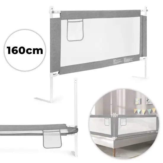 Bed Safety Rail 160 cm Protection Guard for Children Aizsargbarjeras ECOTOYS