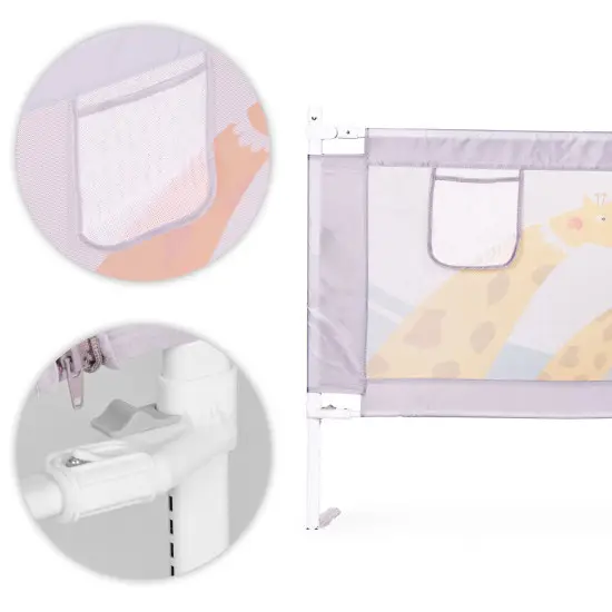 Bed Safety Rail 200 cm Protection Guard for Children Aizsargbarjeras ECOTOYS
