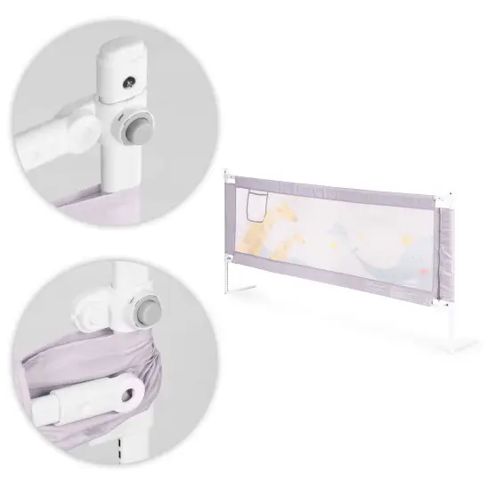 Bed Safety Rail 200 cm Protection Guard for Children Aizsargbarjeras ECOTOYS